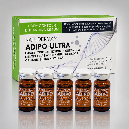 ADIPO ULTRA Body Contouring - Microneedling & Mesotherapy Serum (5 Vials x 10ml)