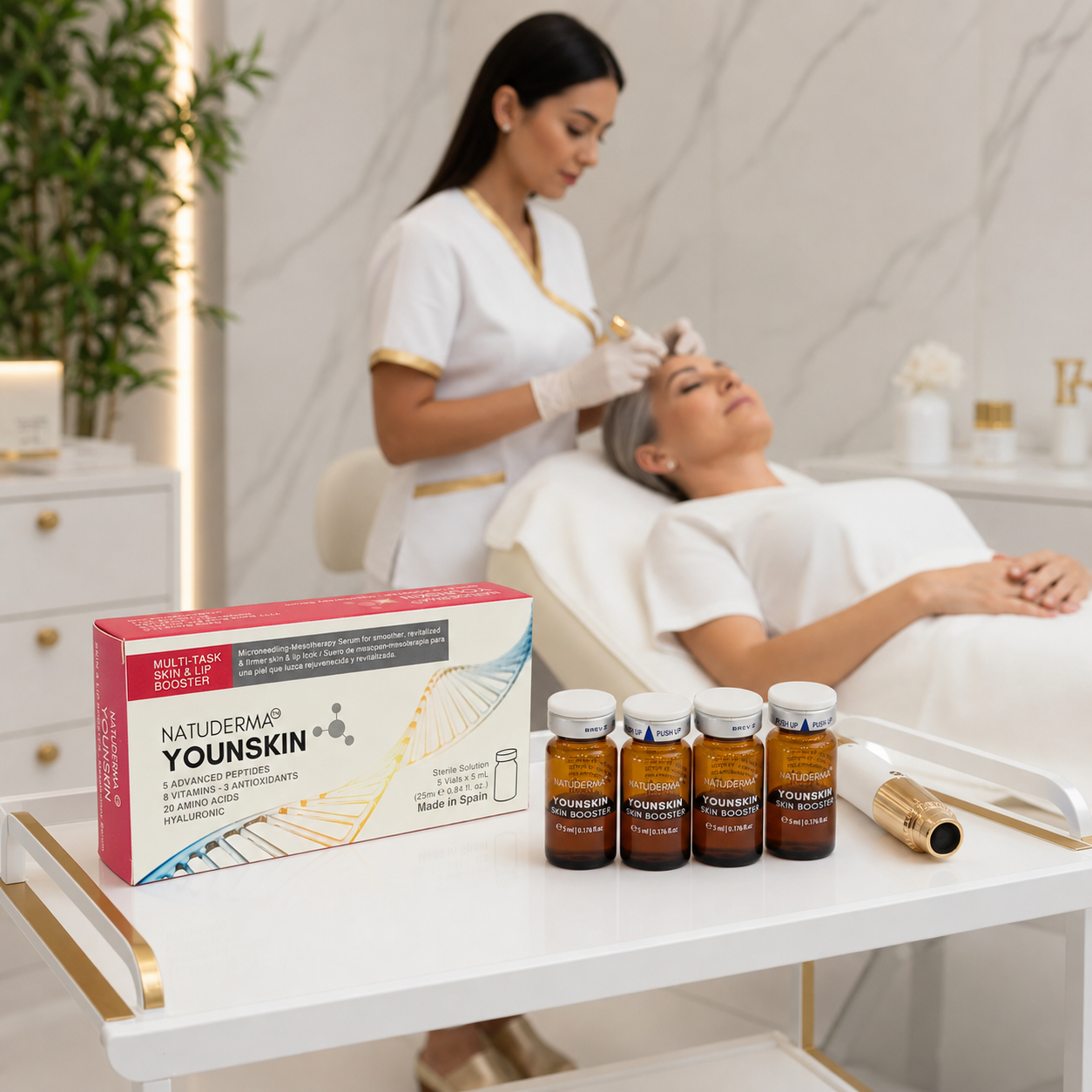 NATUDERMA YoungSkin Peptides - Microneedling & Mesotherapy Serum
