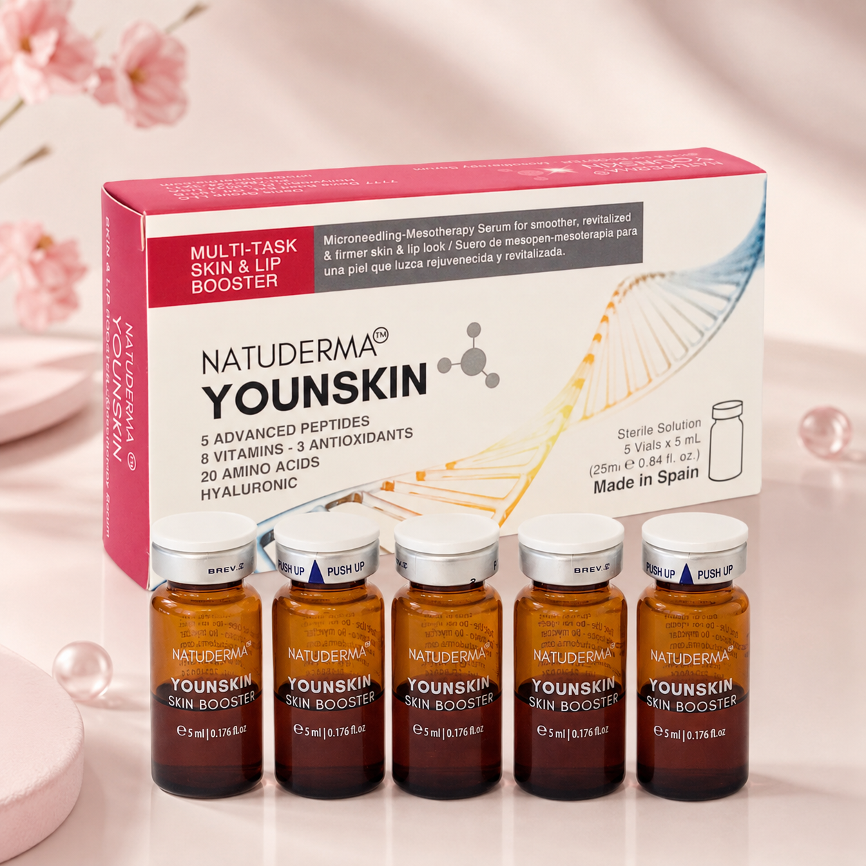 NATUDERMA YoungSkin Peptides - Microneedling & Mesotherapy Serum