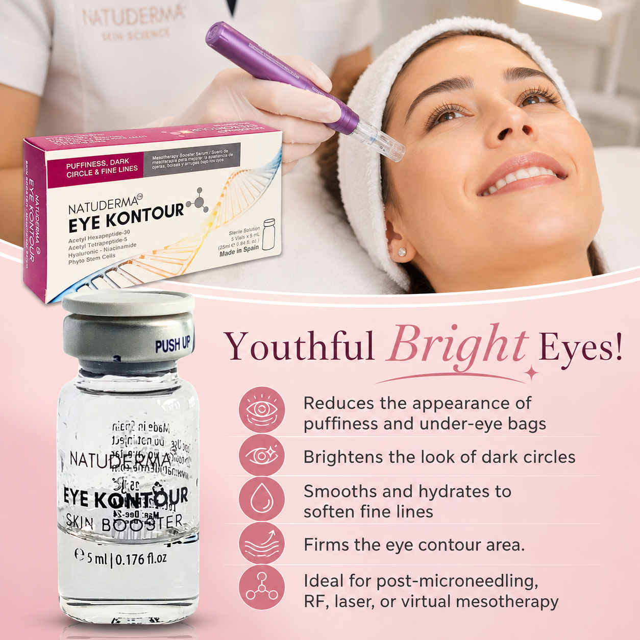 EYE CONTOUR Dark Circles & Bags - Microneedling & Mesotherapy Serum