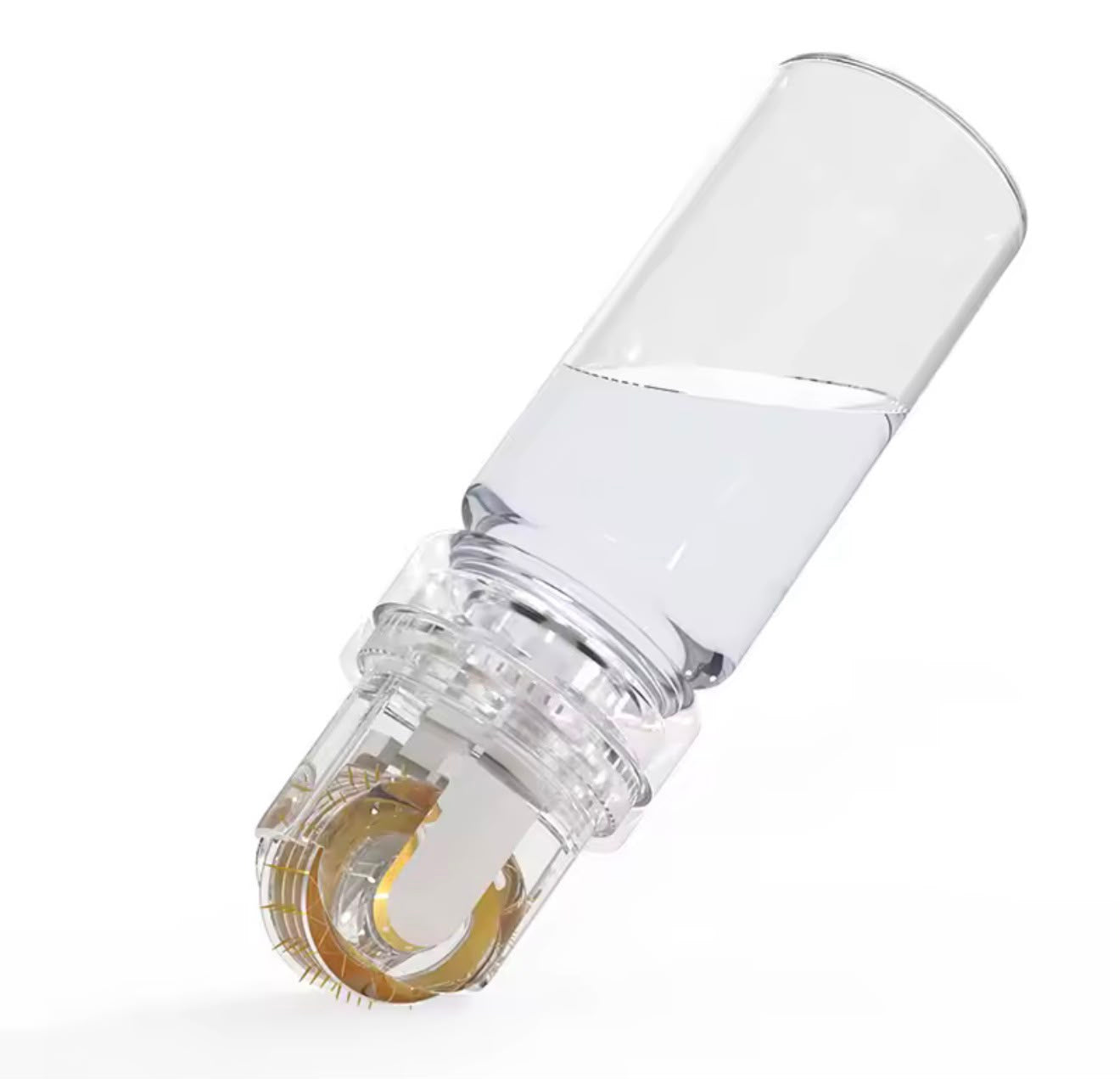 Hydra titanium needle Roller 64 Pins Micro tips Derma needles skin care Anti aging whitening bottle roller serum reusable